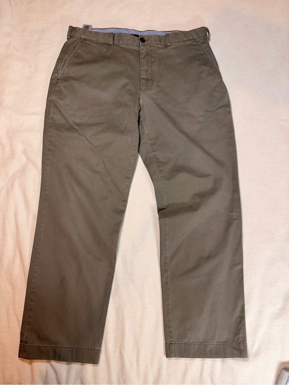 Brooks Brothers 1818 Clark Chino Pants Men’s W38 Khaki Stretch